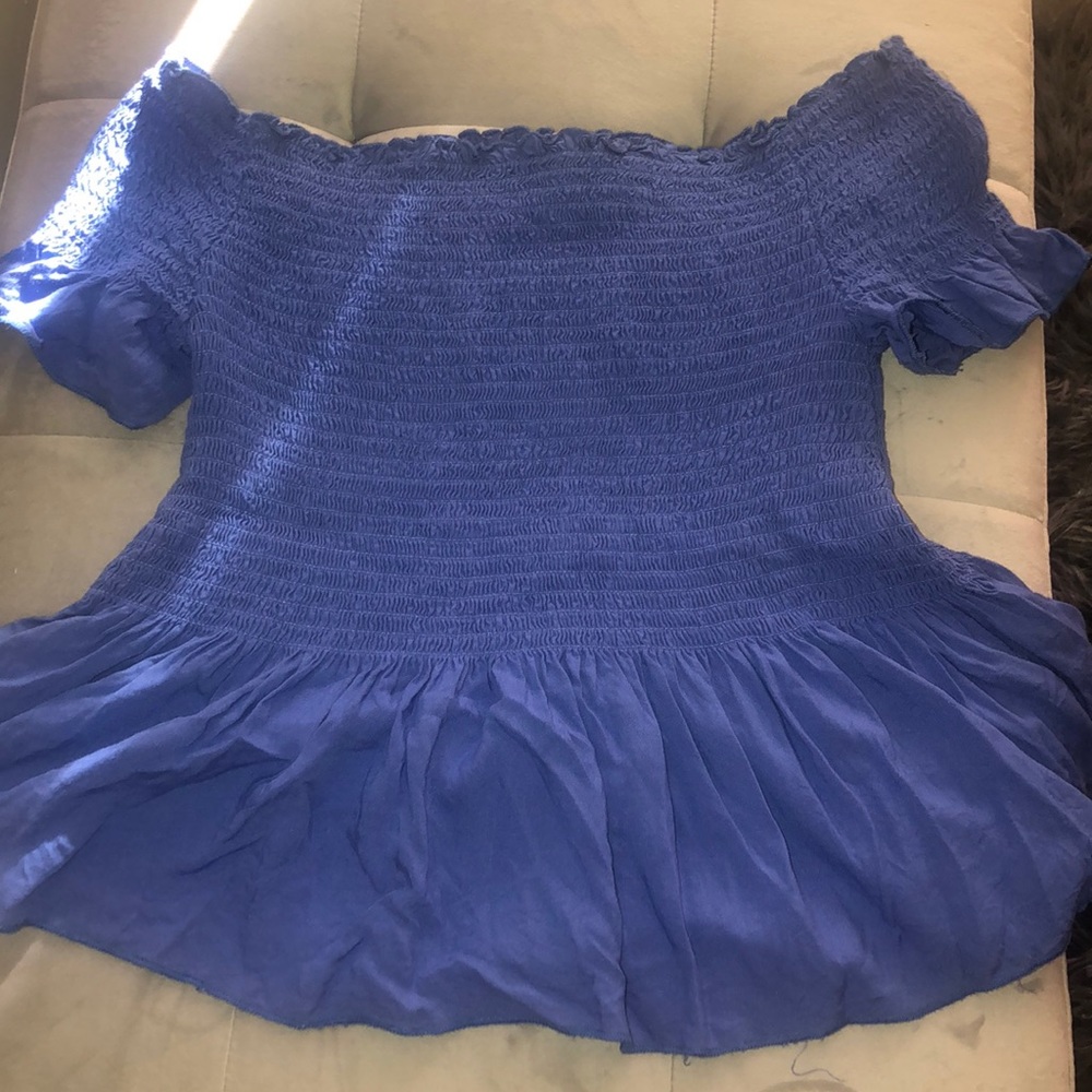 Over the shoulder blouse!